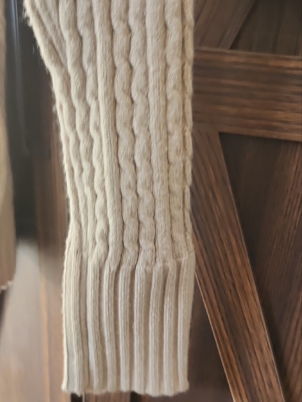 Free People Cream Ribbed Zip-Up Cardigan Set - Picture 9 of 13